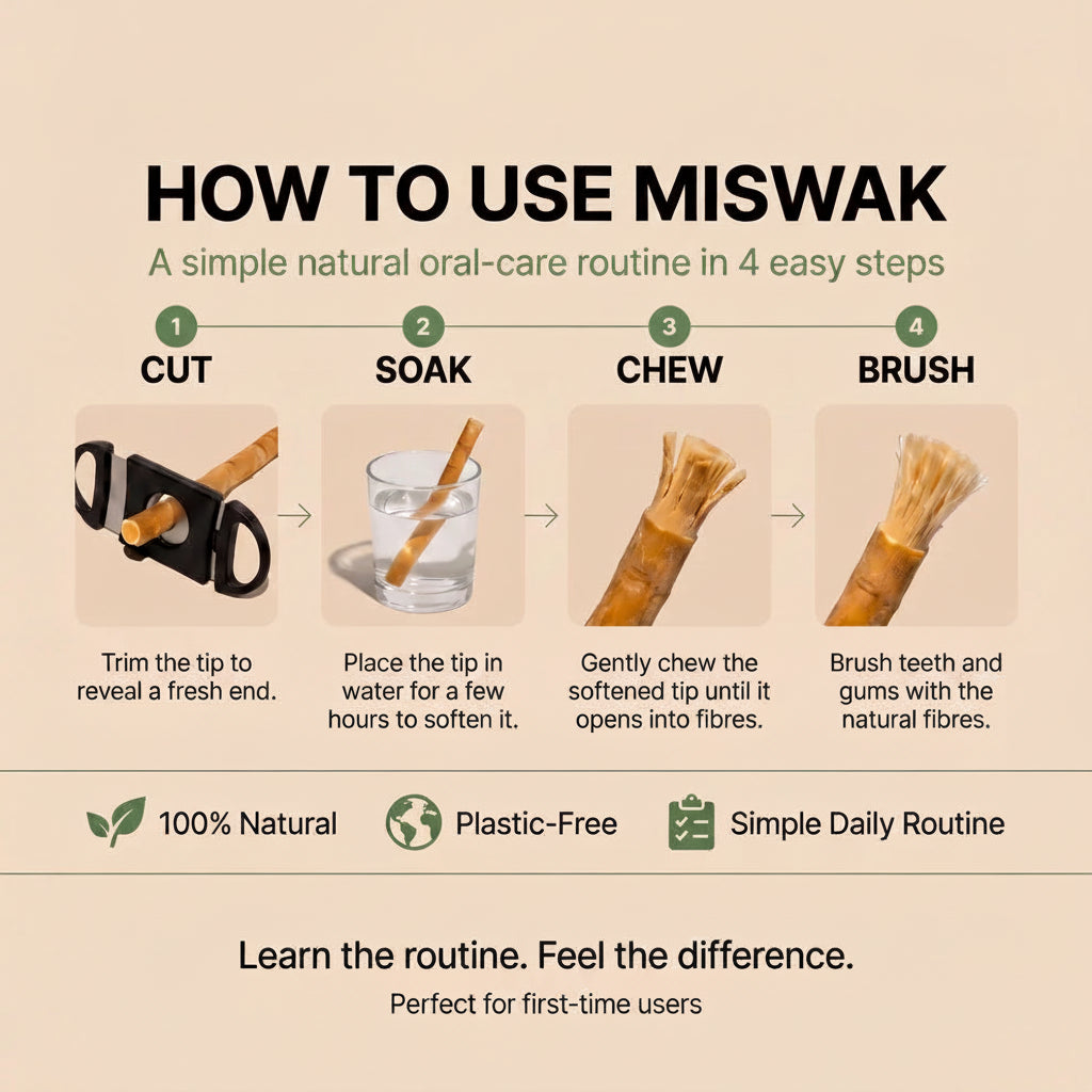 Miswak for White and Healthy Smiles