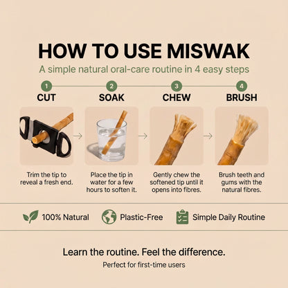 Miswak for White and Healthy Smiles