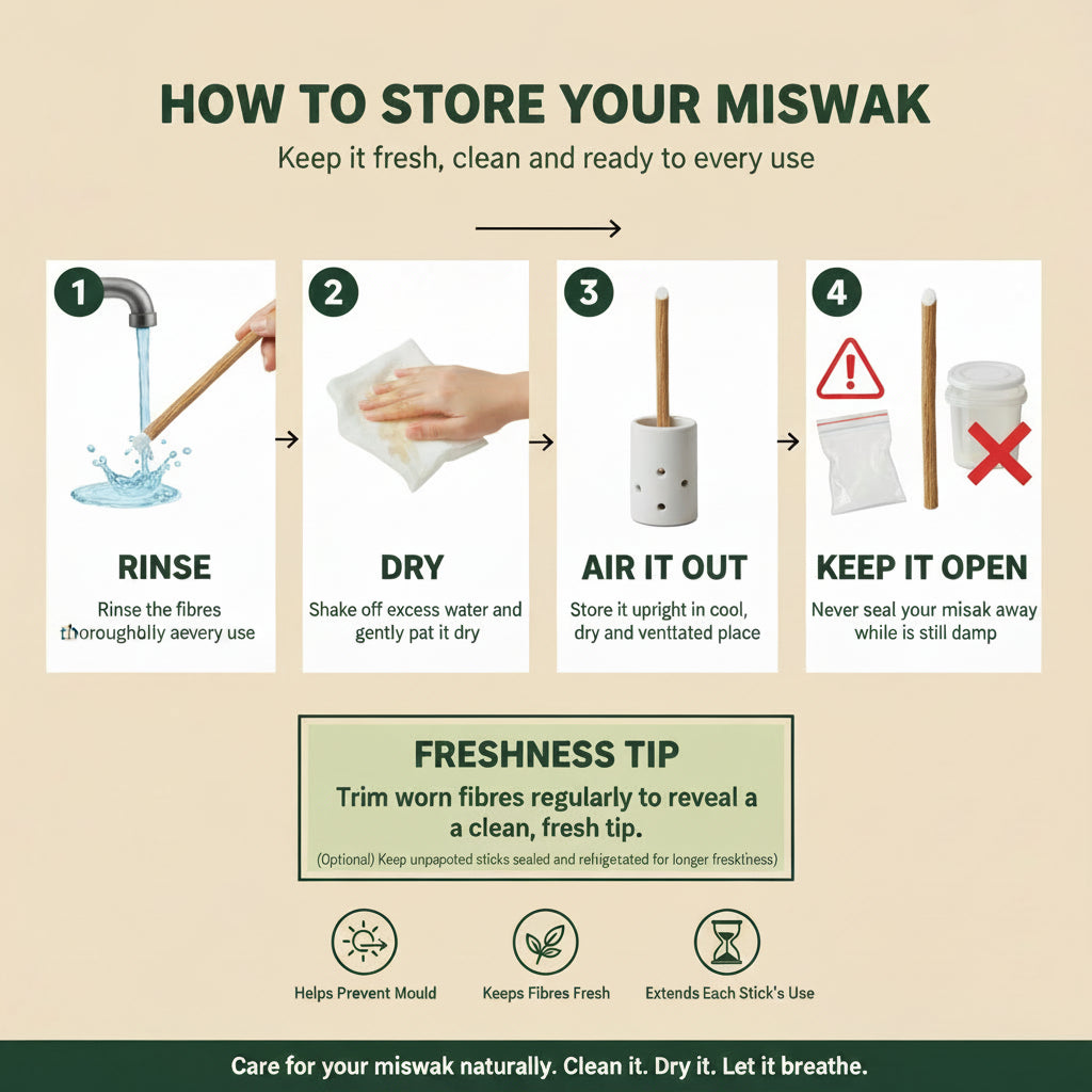 Miswak for White and Healthy Smiles