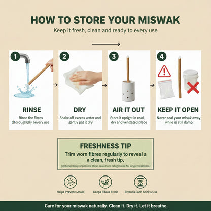 Miswak for White and Healthy Smiles