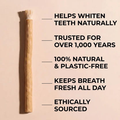 Miswak for White and Healthy Smiles